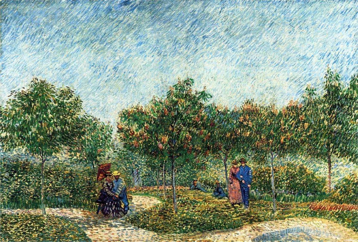 The Voyer d Argenson Park in Asnieres - Van Gogh Painting On Canvas